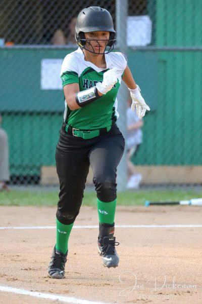 Addyson Patton had two hits as Harlan downed Lynn Camp 10-0 in middle school softball action Friday.