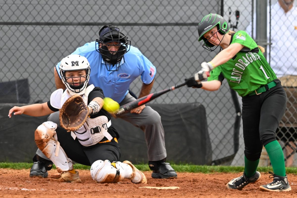 Harlans Jordyn Smith, pictured in action earlier this season, gave up only one run in four innings Friday in the Lady Dragons 9-8 loss at Hazard.
