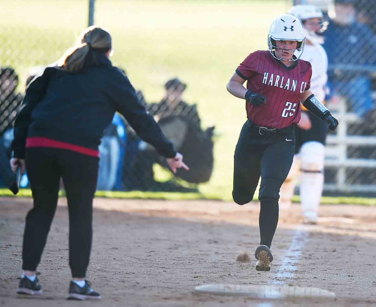 Harlan County junior catcher Jade Burton continued her recent hot streak with a home run in the Lady Bears 14-1 win at Barbourville.