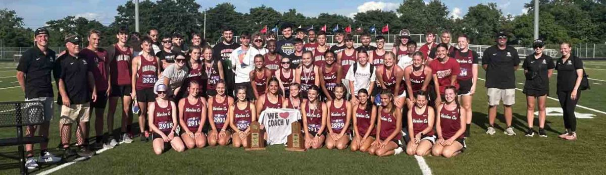 The Harlan County High School track teams swept the Region 7 meet on Tuesday at Bath County as both the boys and girls won championships.