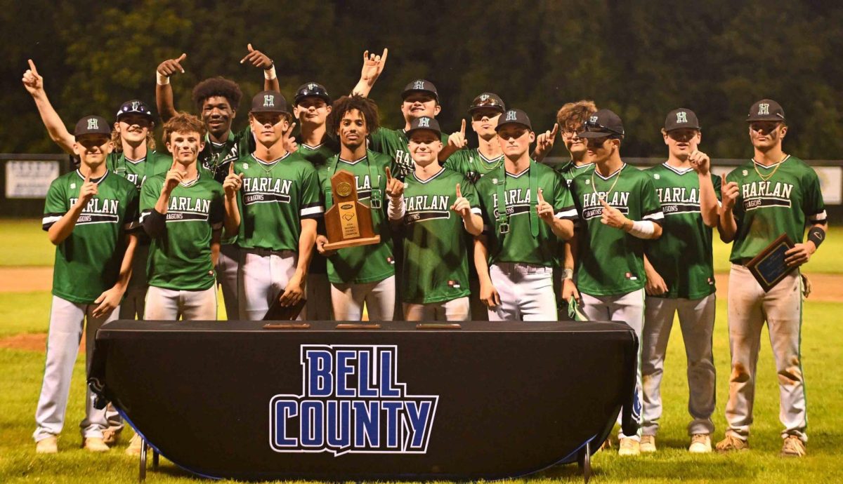 The Harlan Green Dragons captured the 52nd District Tournament title on Tuesday with a 7-5 win over Bell County.
