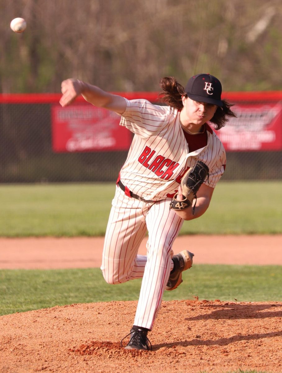 Harlan County senior Tristan Cooper pitched a no-hitter Thursday at the Black Bears coasted to a 12-0 five-inning win over visiting Williamsburg.
