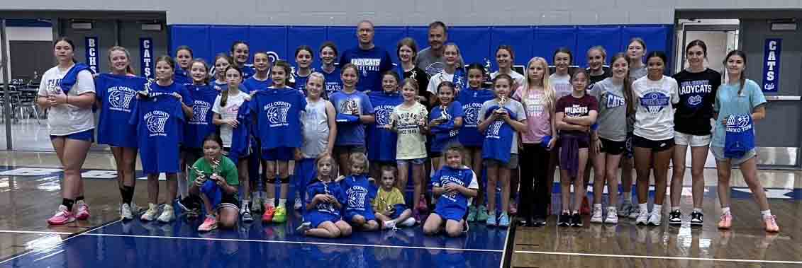 Bell+County+Lady+Cats+coach+David+Teague+was+pleased+with+the+turnout+for+the+K-eighth+grade+basketball+camp+last+week.+%E2%80%9CAll+the+girls+worked+extremely+hard+throughout+the+week.+Special+thanks+to+all+the+coaches%2C+players+and+volunteers+who+helped+make+camp+a+success%2C%E2%80%9D+he+said.
