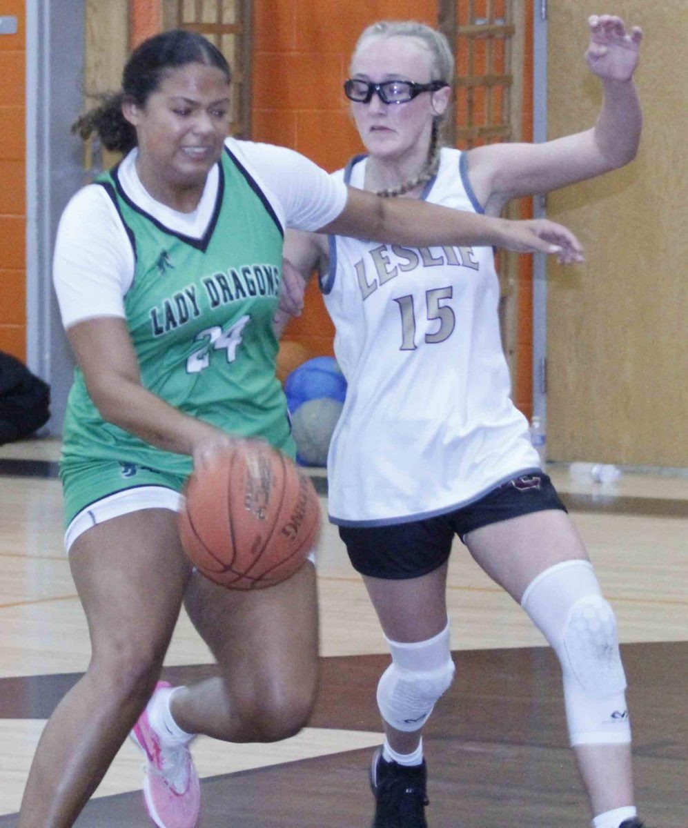 Harlan senior guard Aymanni Wynn worked to the basket in summer action last week. The Lady Dragons defeated opponents from Georgia and Tennessee on Monday in Morristown, Tenn.