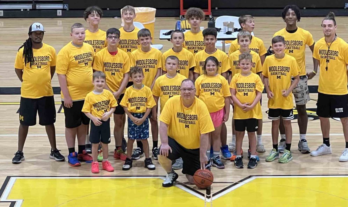 Twenty campers participated in the Middlesboro Yellow Jackets Basketball Camp.