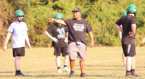 Former Middlesboro and University of Kentucky standout Brian Williams began his first summer practice session as coach of the Harlan Green Dragons recently. The Dragons have been practicing at the former Rhea Field behind the Harlan National Guard Armory as work continues on the schools football complex.