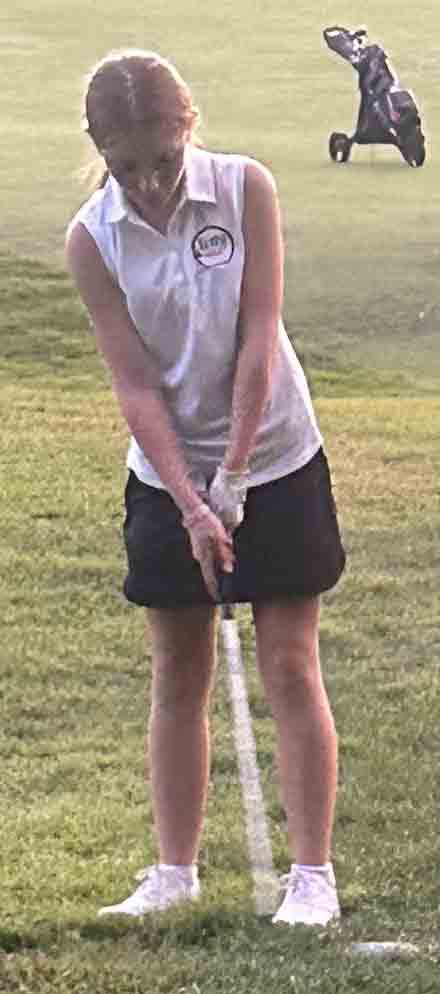 Harlan eighth grader Daria Lee led the Lady Dragons with a 59 at the Pine Mountain Golf Conference junior varsity tournament.