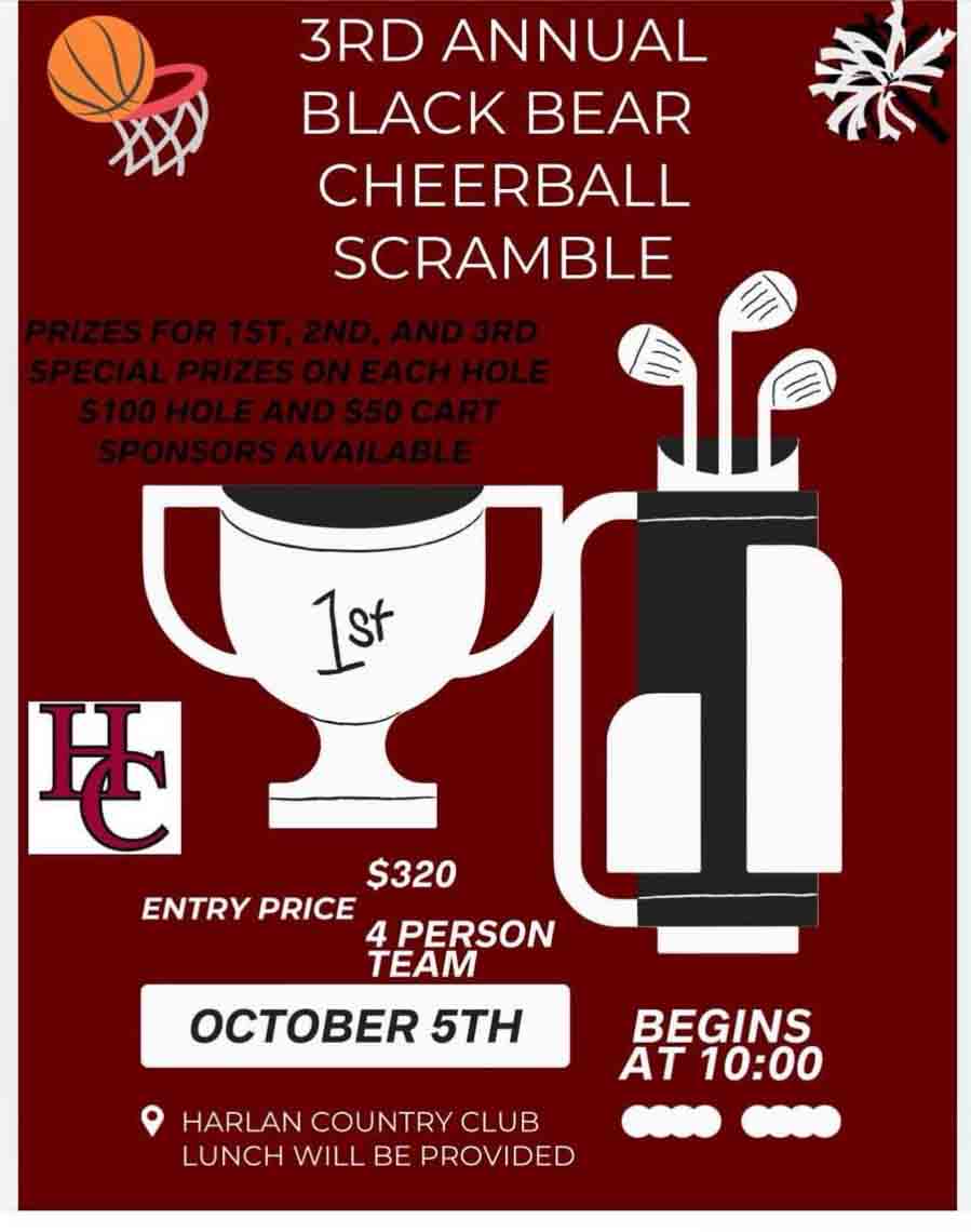 Black Bear Cheerball Scramble set