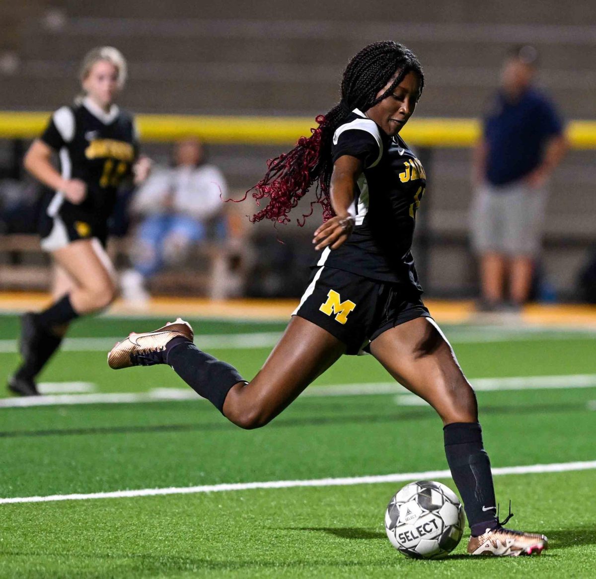 Middlesboro senior Keevi Betts scored two goals in the Lady Jackets' 5-0 win Monday at Harlan County.
