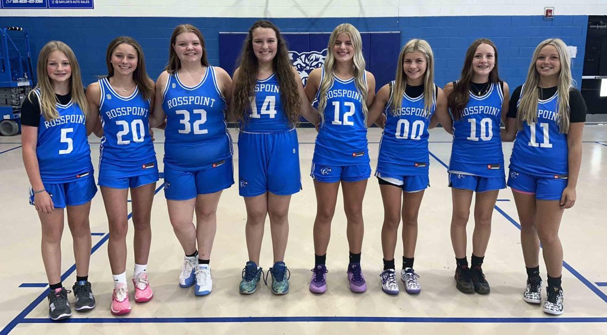 Rosspoint — Team members include, from left: Natalie Jenkins, Aiselyn Sexton, Barbara Osborne, Crissalyn Jones, Shasta Brackett, Kenadee Sturgill, Jaycee Simpson and Taylynn Napier.