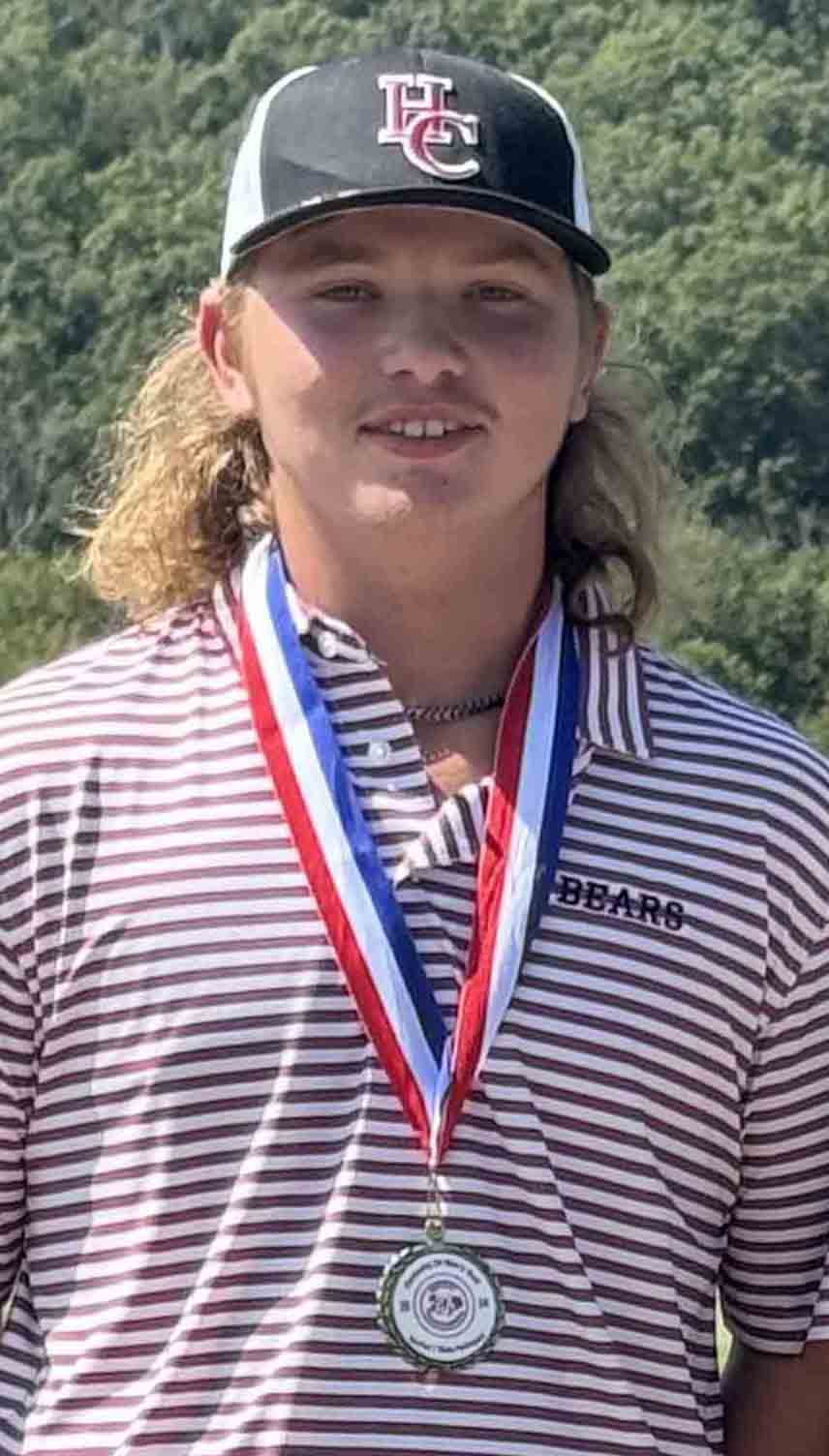 Brayden Casolari will represent Harlan County at the state golf tournament on Tuesday and Wednesday in Bowling Green. He is the first golfer from HCHS to win a regional title.