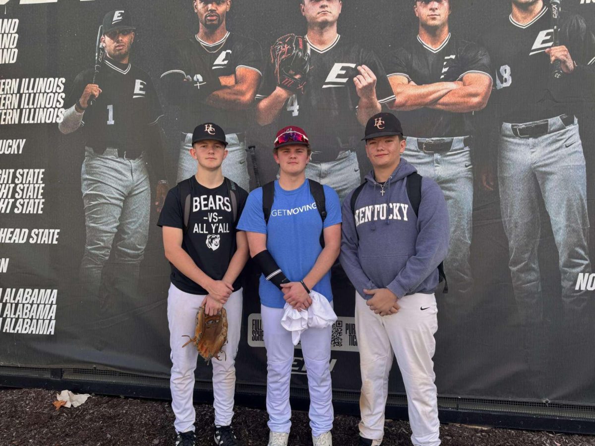 Harlan County High School basketball players Jesse Gilbert, Chance Sturgill and Zayden Casolari attended the Transylvania Prospect Camp on Oct. 20 and the Eastern Kentucky University baseball camp  over the weekend.
