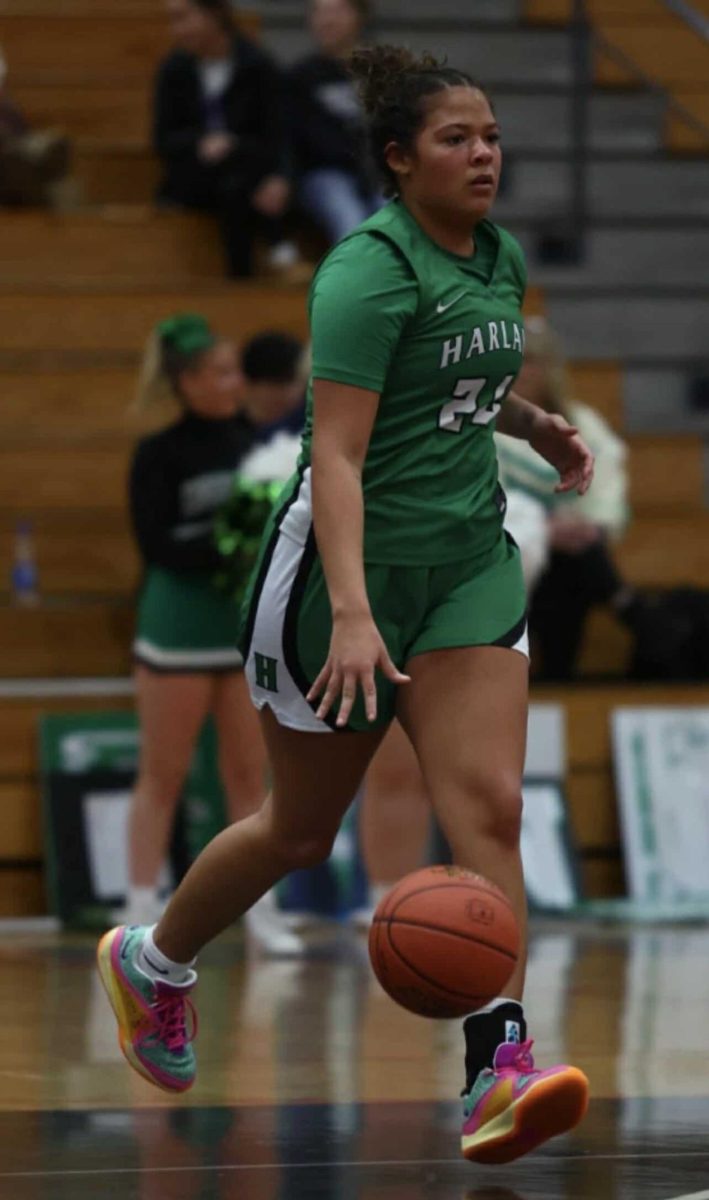 Harlan senior wing Aymanni Wynn scored 10 of her 14 points in the fourth quarter Friday as the Lady Dragons rallied for a 63-52 win over Wayne County at the Corbin Christmas Bash.