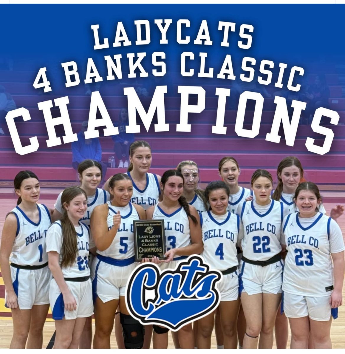 The Bell County Lady Cats captured the championship of the Four Banks Classic at Garrard County with wins over Estill County, Garrard County and Jackson County.