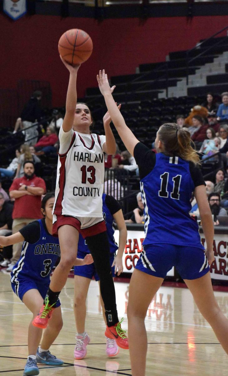 Harlan County's Jaylee Cochran scored 19 points Friday in the Lady Bears' 90-24 win over Oneida Baptist.