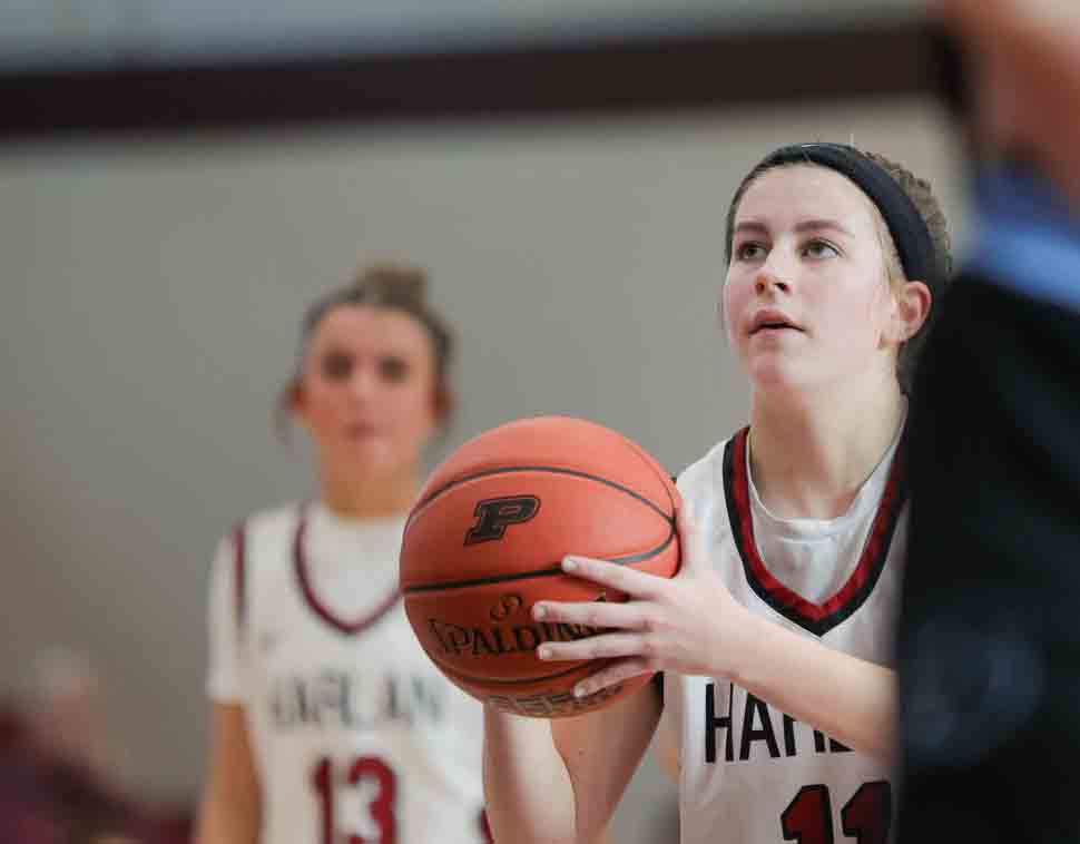 Harlan County eighth-grade guard Reagan Clem scored nine points Saturday to lead the Lady Bears in a 58-44 loss at Whitley County.