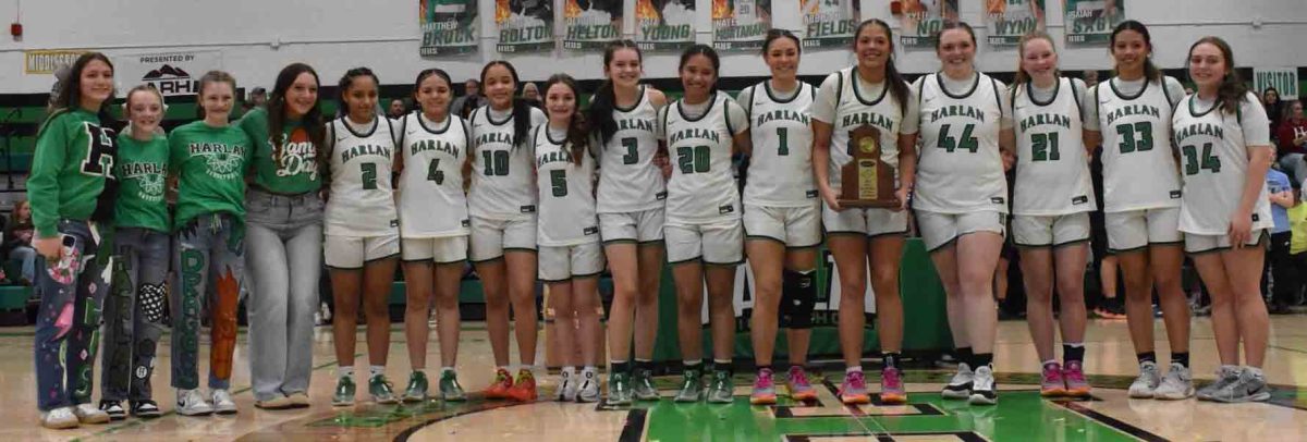 The Harlan Lady Dragons won the 52nd District Tournament title Thursday with a 55-47 win over Harlan County. It was the first district title for the Lady Dragons since 2016.