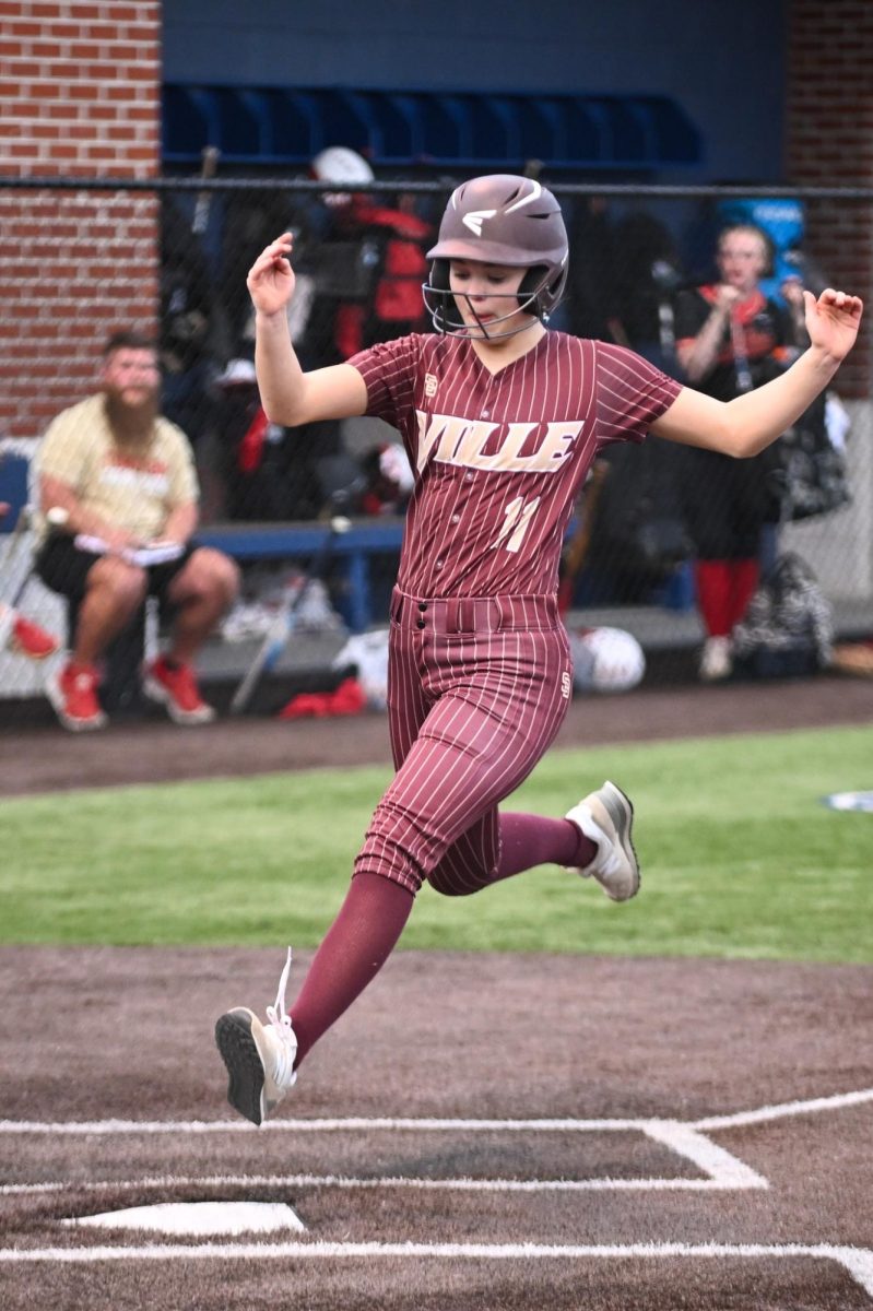 Pineville’s Rayanna Maiden pounded out two triples and scored three runs in the Lady Lions’ 14-0 win Tuesday at Berea.
