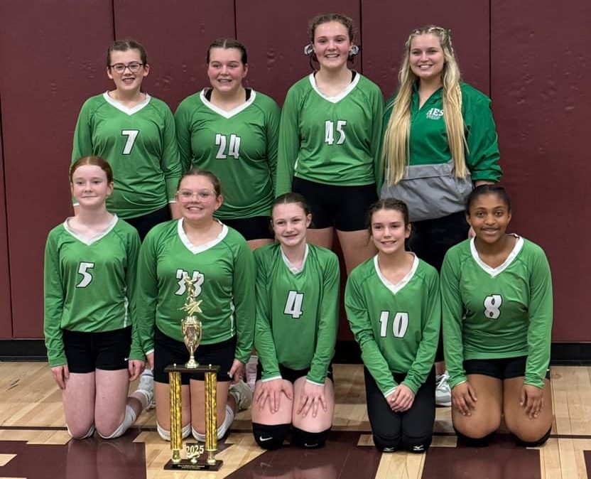 Harlan captured the 13th Region All “A” Conference title in the fifth- and sixth-grade division on Saturday in Pineville. The Lady Dragons defeated Red Bird in the quarterfinals, Barbourville in the semifinals and Pineville in the championship game. Team members include, from left, front row: Bryleigh Ward, Jasmine Brock, Lillian Daniels, Journee Howard and Zion Hardaway; back row: Lily Boggs, Bella Lemar, Vivian Smith and coach Paighton Hensley.