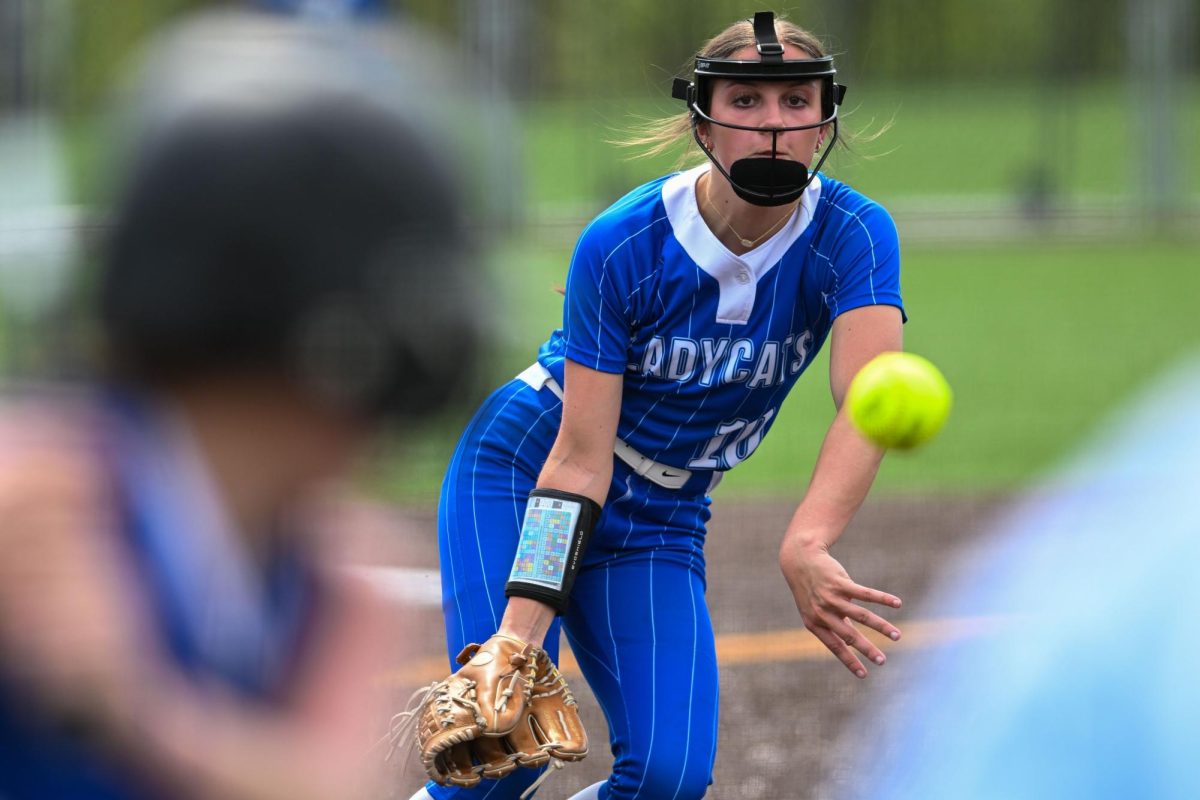 Bell County’s Adyson Scott gave up only one run on eight hits Tuesday as the Lady Cats earned their first district win of the season with a 7-1 victory over visiting Harlan County.
