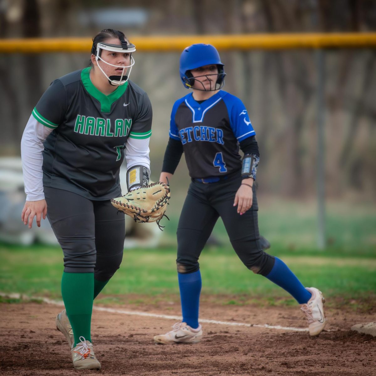 Harlan senior first baseman Abbi Fields homered in the Lady Dragons' win Tuesday over Jenkins.