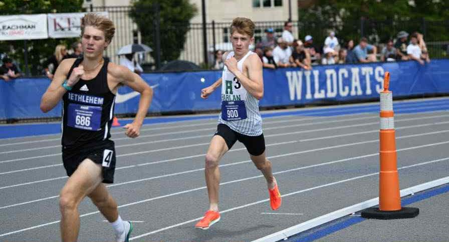Harlan freshman Tanner Daniels finished third in the 1,600-meter run and fifth in the 800-meter run during the Class A state track meet. 
