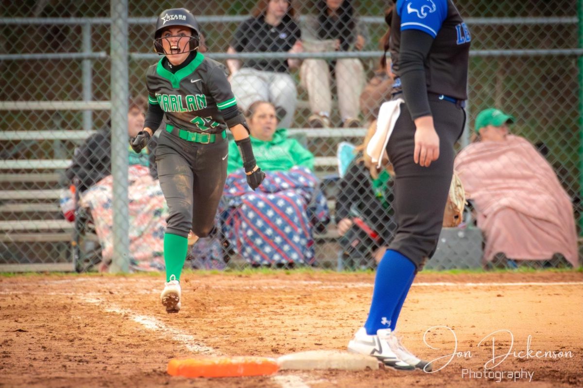 Harlan shortstop Ella Farley collected three hits and scored three runs Tuesday to lead the Lady Dragons to a 7-6 win at Shelby Valley.