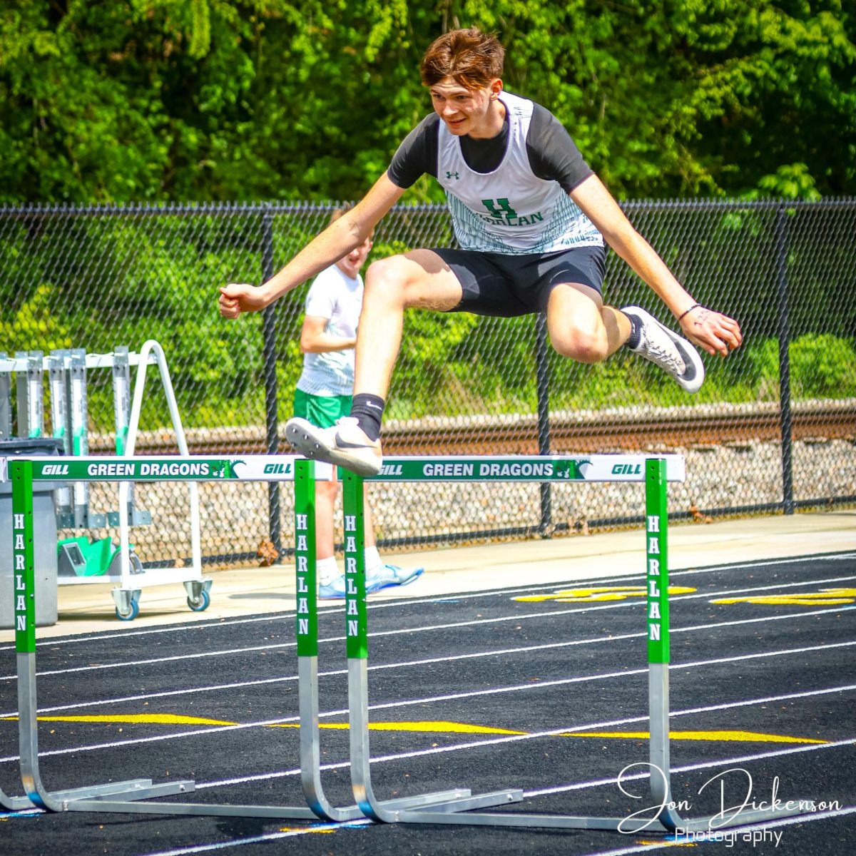 Harlan freshman Izack Saylor placed first in the high jump at a race in Jonesville, Va., on Saturday.