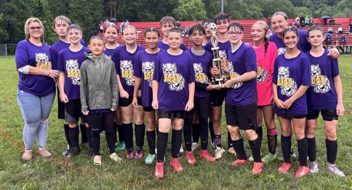 The Wallins Purple Devils rolled to an 8-0 win over James A. Cawood to capture the county middle school soccer championship.