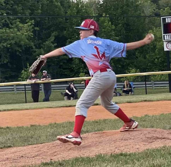 Harlan All-Stars pitcher Seth Johnson earned the win on the mound Tuesday in a 4-1 win over Corbin in the District 4 Tournament at Corbin. Harlan will play Knox County at 8 on Wednesday with the winner advancing to the tournament finals.
