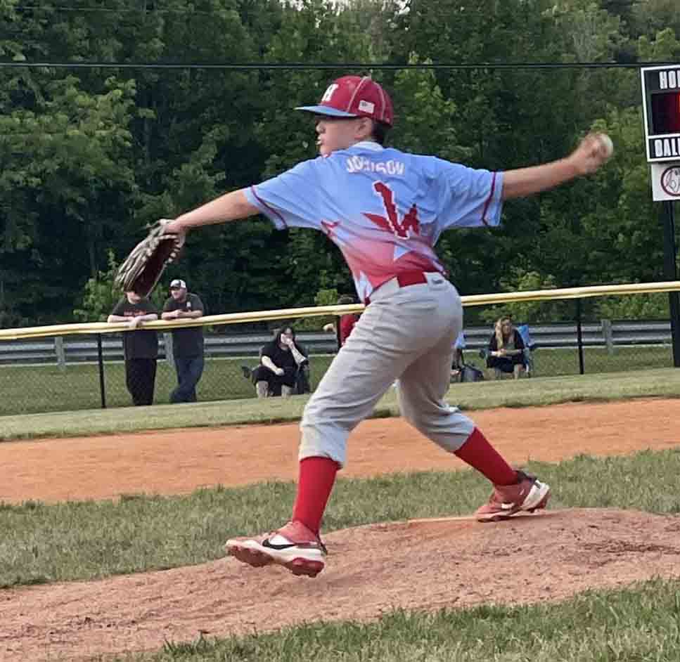 Harlan All-Stars pitcher Seth Johnson earned the win on the mound Tuesday in a 4-1 win over Corbin in the District 4 Tournament at Corbin. Harlan will play Knox County at 8 on Wednesday with the winner advancing to the tournament finals.