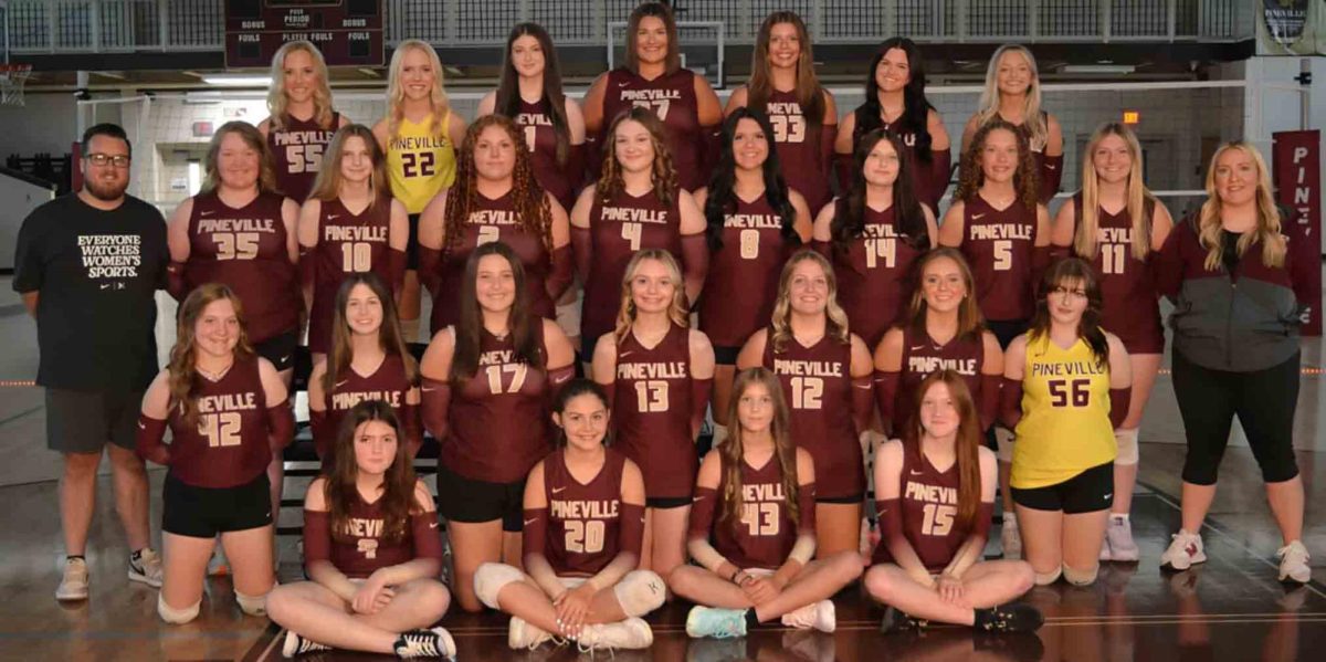 Team members include, from left, front row: Leah McKay, Mia Collett, Tamara Tye. Natalee Cupp; second row: Emma Cupp, Sophia Scott, Jade Mills. Brynlee Sizemore, Shuana Elliott, Kamran Evans and Alyssa Obenshain; third row: coach Jon North, Cambria Wilson, Peyton Wilson, Presley Barnett, Braelyn Fain, Hayley Muncy, Chloe Whitehead, Jaycee Caldwell, Pyper Millard and coach Samantha North; back row: Makayla Caldwell, Mackenzie Caldwell, Brooke Harris, Isabella Adams, Makenna Turner, Makayla Terrell and Emmie Dishman; not pictured Gia Sturgill, Audrey Yates and Rennee Hayes.

