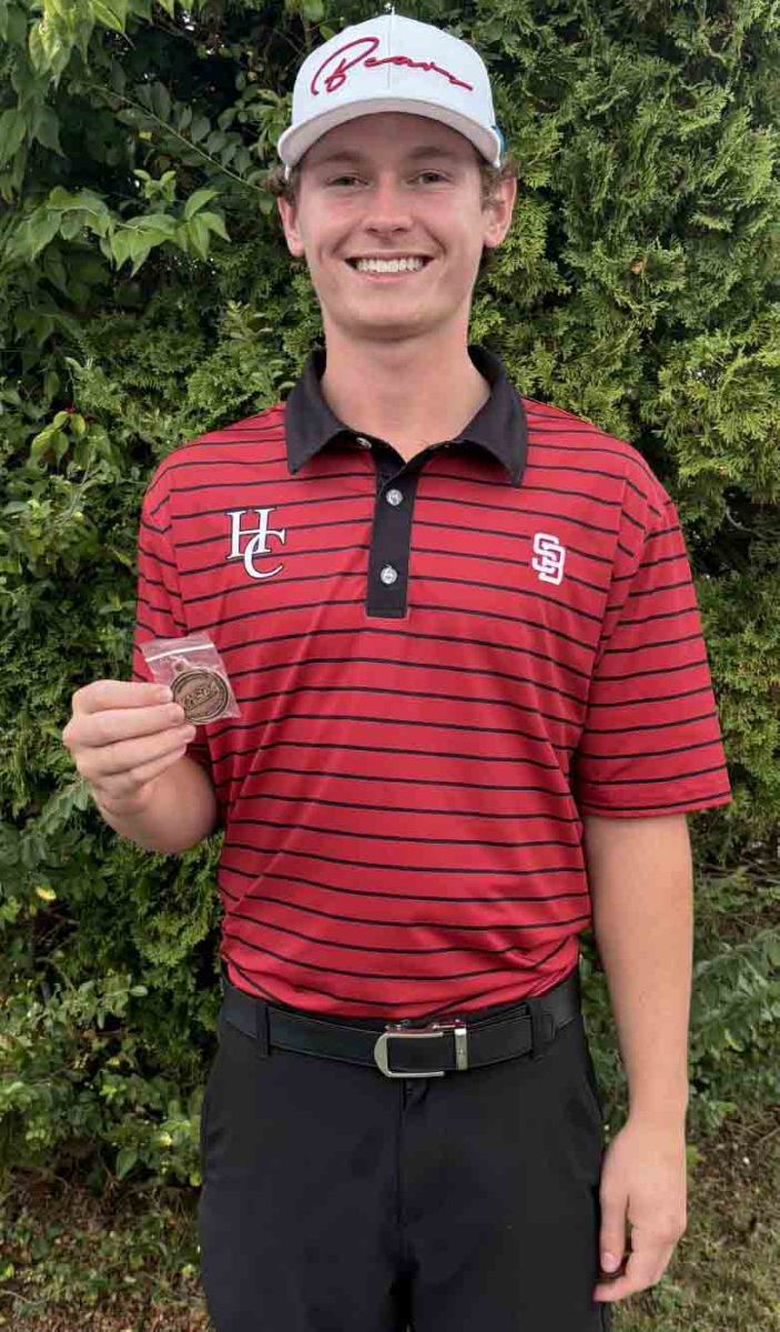 Harlan County junior Cole Cornett finished in a tie for sixth Tuesday in the Region 10 Tournament at London and qualified for the semistate tournament next week in Winchester.