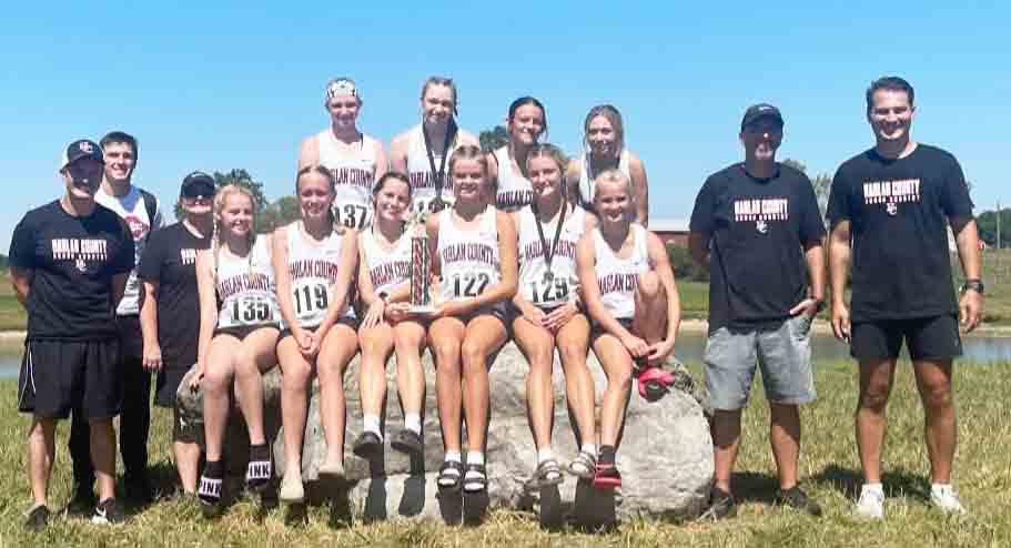 The Harlan County girls team won the Wayne County Invitational on Saturday in Monticello.