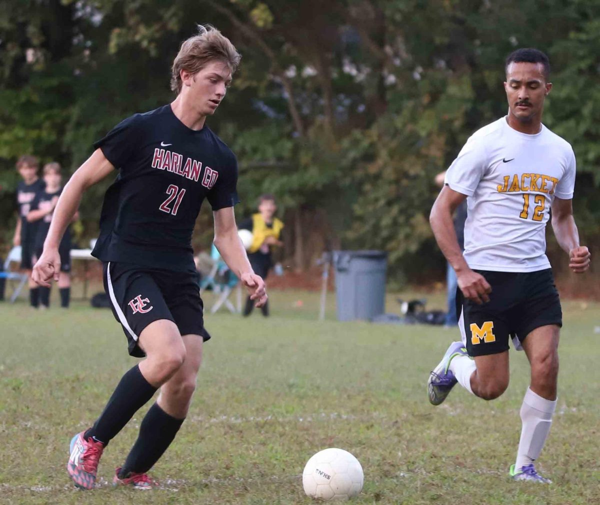 Harlan County's Luther Gross scored four goals Monday in the Black Bears' 6-1 win over visiting Middlesboro.