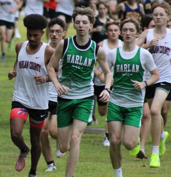 Harlan County and Harlan runners competed in the Harlan County All Comers race on Tuesday. Both HCHS teams claimed first place.