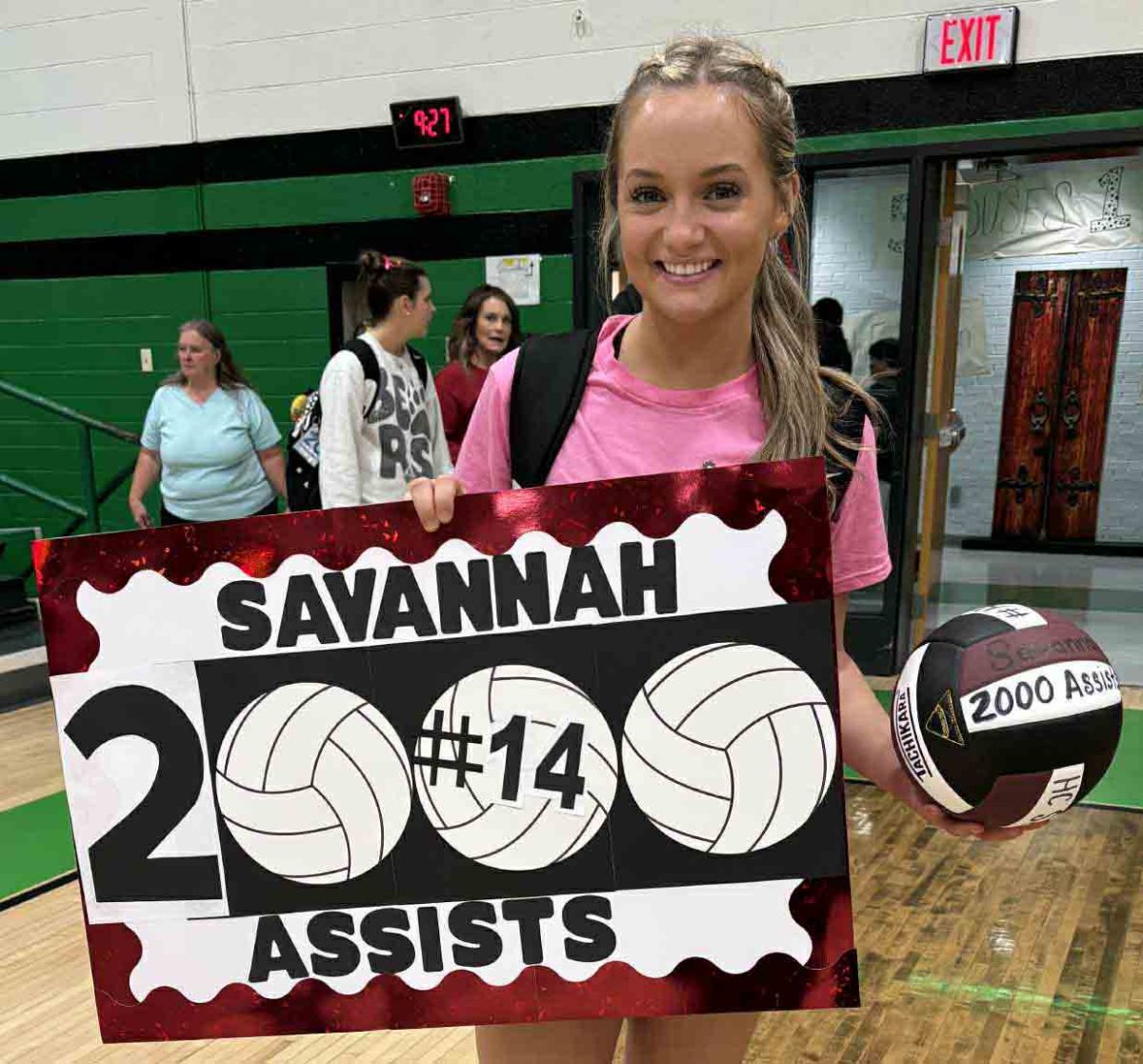 Harlan County senior Savannah Hill reached the 2,000-assist mark as the Lady Bears won their second straight 52nd District title with a win over Bell County on Tuesday at Harlan.