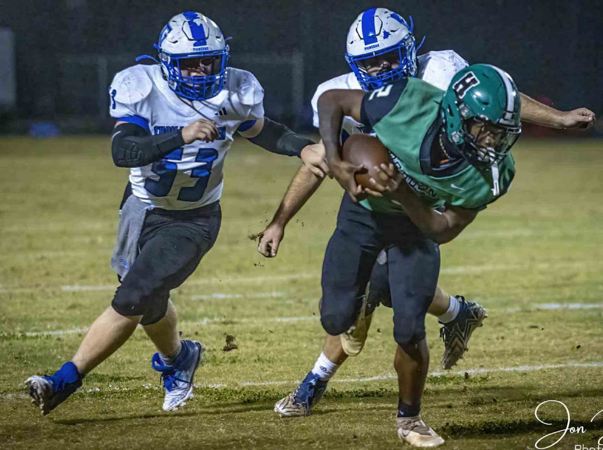 Sophomore tailback Boss Bryson led the Harlan offense Friday with 80 yards in the Dragons' 40-6 loss to visiting Thomas Walker, Va.