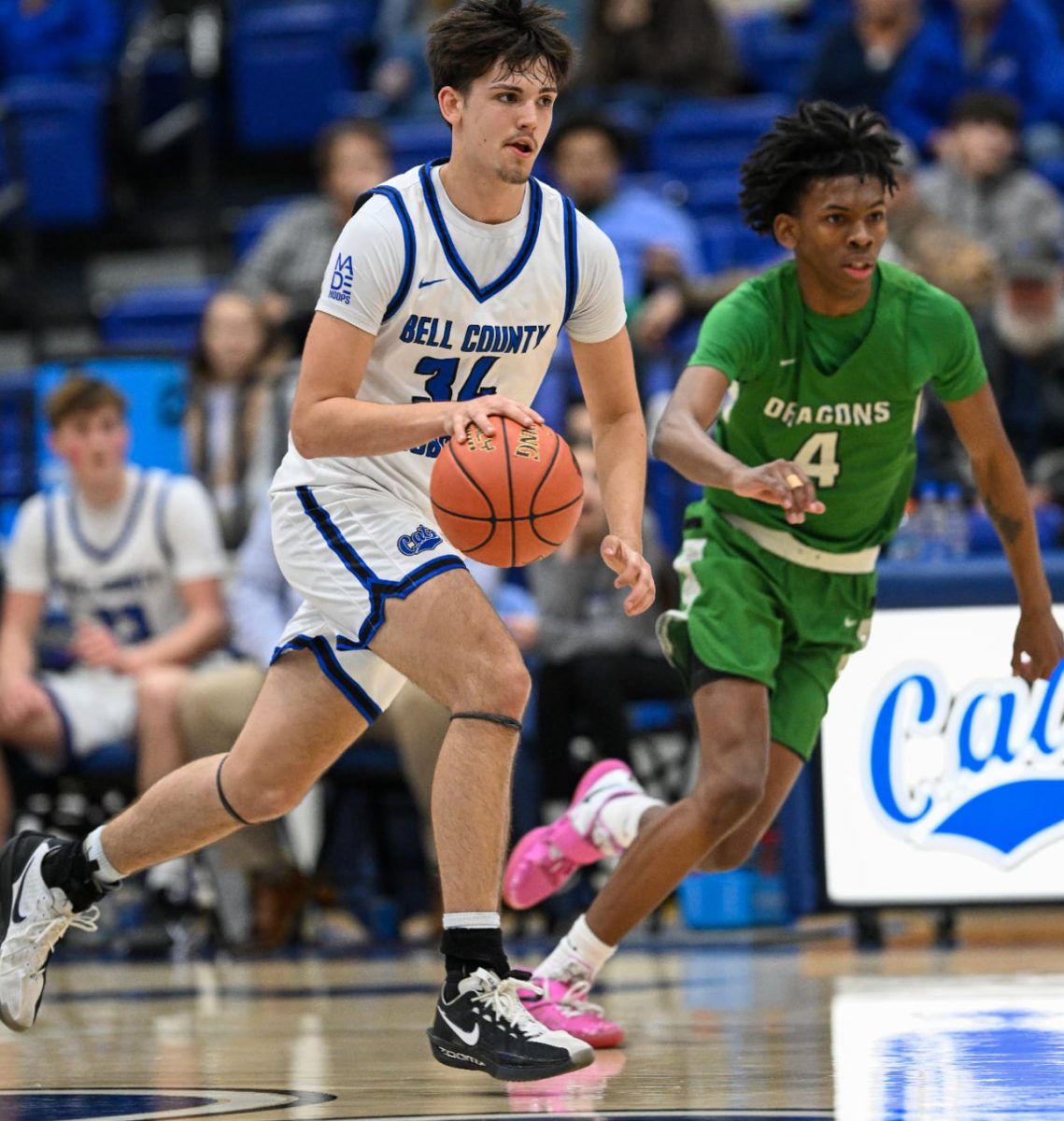 Bell County junior forward was followed by Harlan's Legend Mimes in Tuesday's district clash on Log Mountain. Buell scored 20 points in the Bobcats' 82-42 victory.