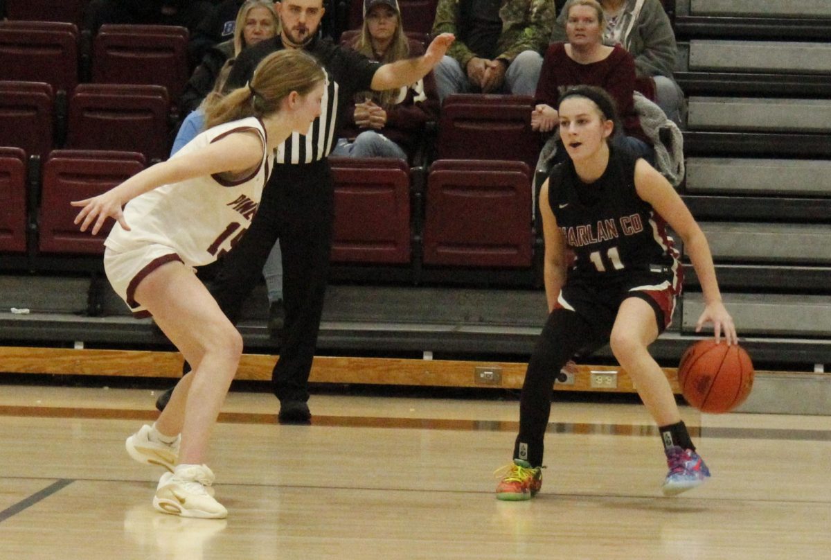 Harlan County freshman guard Reagen Clem scored 13 points Monday, including eight in the fourth quarter, as the Lady Bears defeated Breathitt County 54-47.