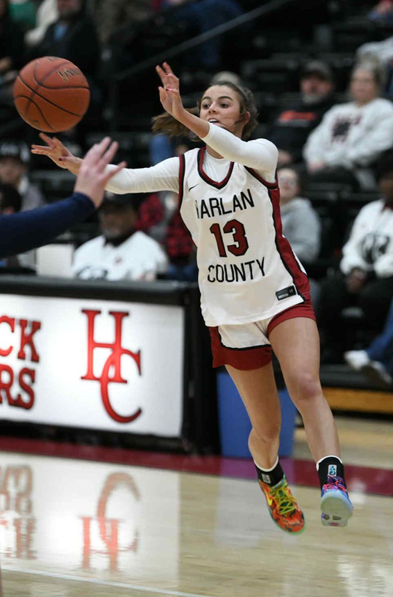 Harlan County guard Jaylee Cochran scored 13 points Thursday in the Lady Bears' 55-47 win at Belfry.
