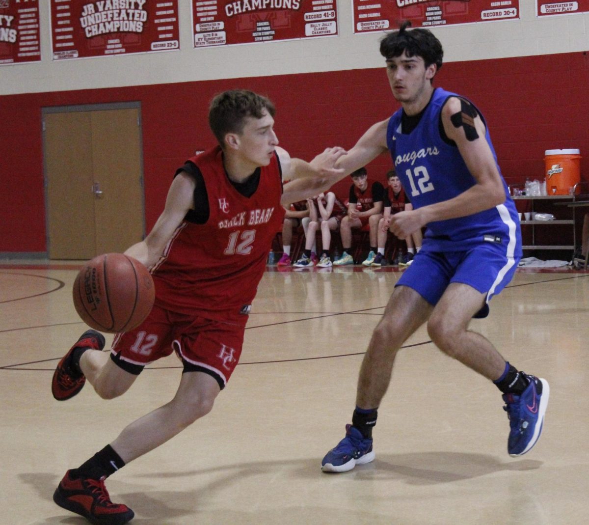 Easton Engle (12) and several other members of the Harlan County High School basketball team will be competing in the 13th Region Tournament this weekend at Harlan County High School.
