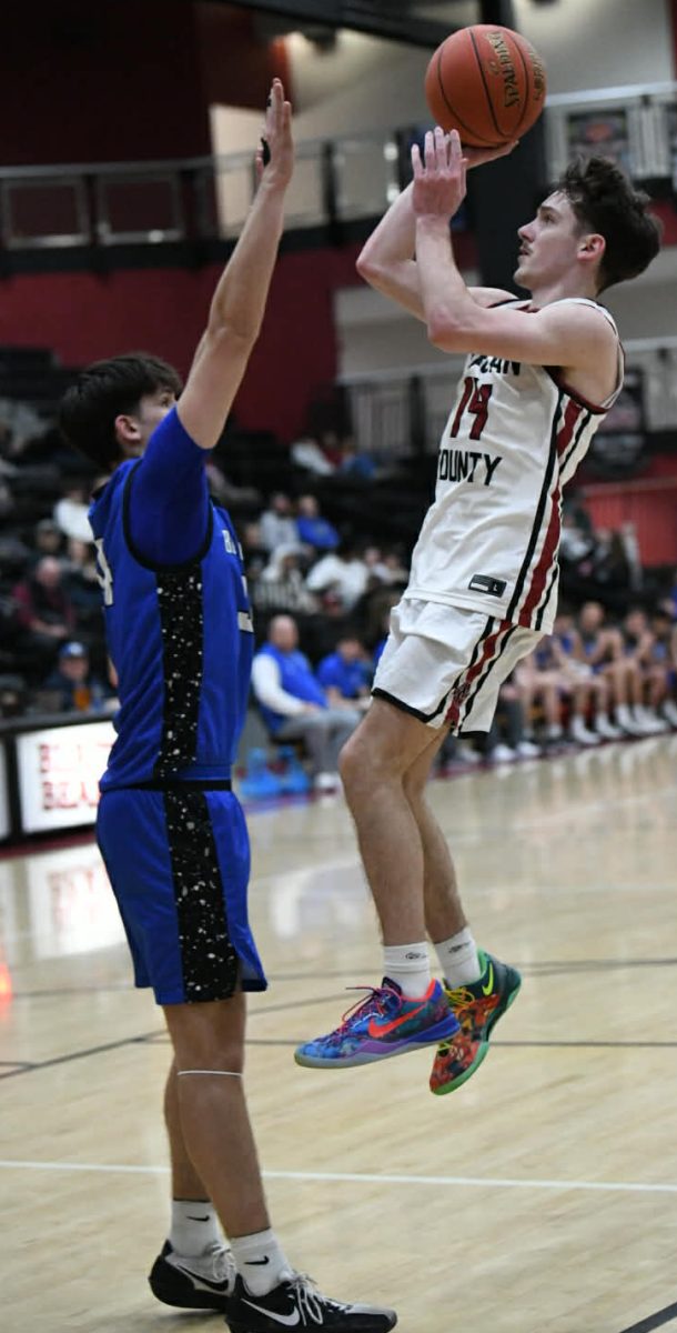 Junior guard Trent Cole led Harlan County with 20 points in a loss at Knott Central on Wednesday.
