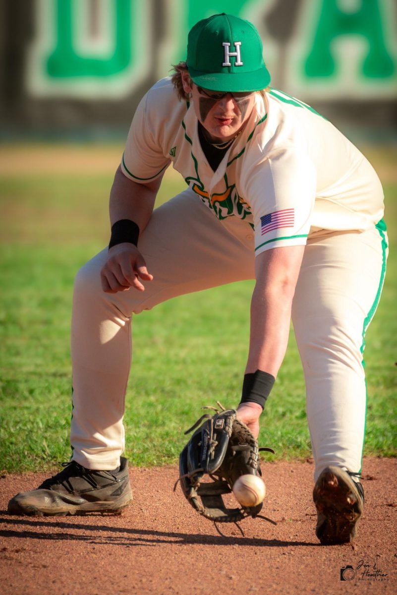 Harlan third baseman Eli Freyer hit two home runs and drove in six runs Tuesday as the Green Dragons won 14-2 at Cosby, Tenn.