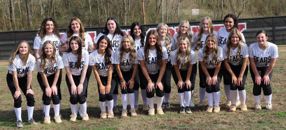 Team members include, from left, front row: Andrea Napier, Aniston Burton, Katie Smith, Sienna Banks, Julionna Johnson, Alexis Adams, Kendall Brock, Carmen Thomas, Bella Miniard and Izzy Pendleton; back row: Raegan Landa, Paisley Hendrickson, Peyton Lewis, Jaylin Robinson, Aly Sherman, Maddy Fields, Jordyn Smith and Sariah Pace.