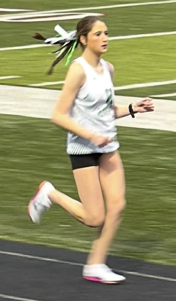 Harper Carmical represented Harlan at the Harlan County All Comers Meet on Friday.