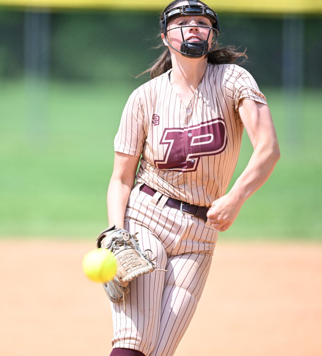 Pineville senior Rachel Howard pitched a three-hitter Thursday with 16 strikeouts as the Lady Lions defeated visiting Harlan 11-1.