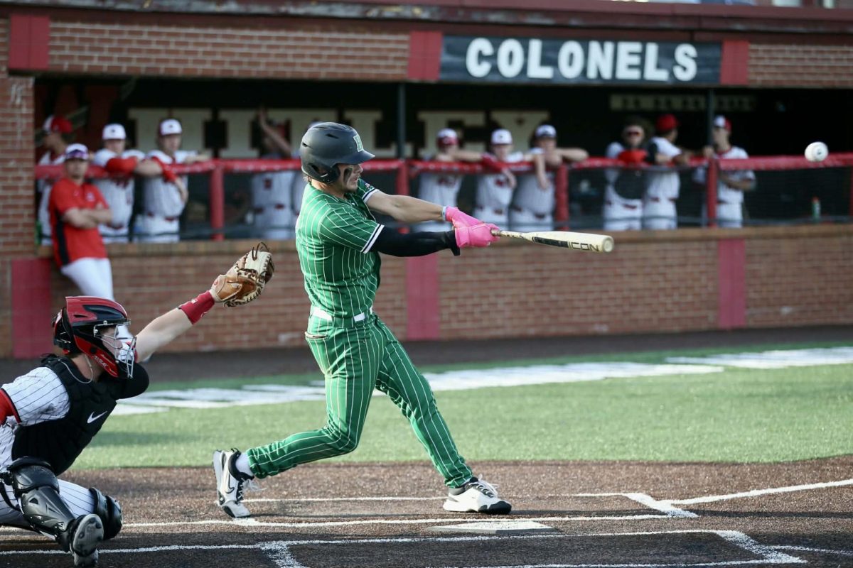 Harlan senior shortstop Baylor Varner had a single in the first inning for the Dragons' only hit Monday in a 10-0 loss at Whitley County.