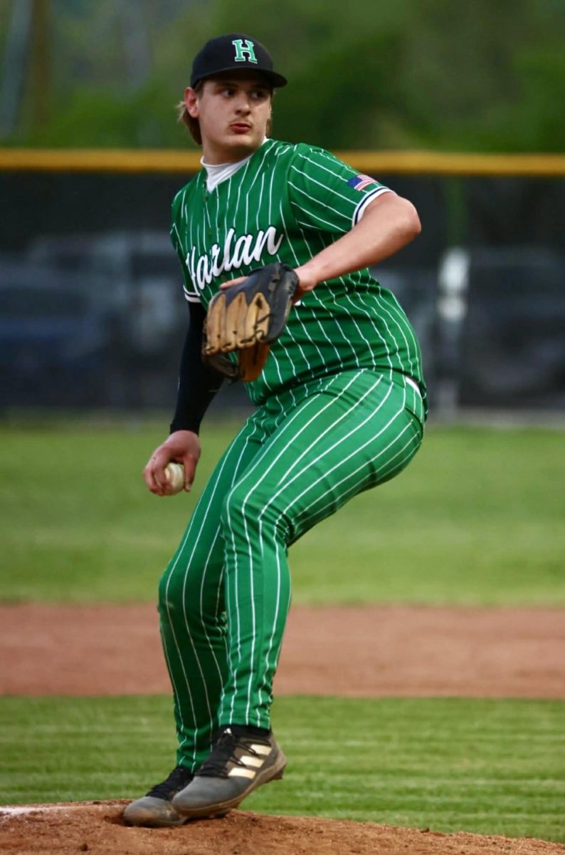 Harlan junior Eli Freyer gave up only one hit over three innings Tuesday as the Green Dragons defeated visiting Harlan County 10-7.
