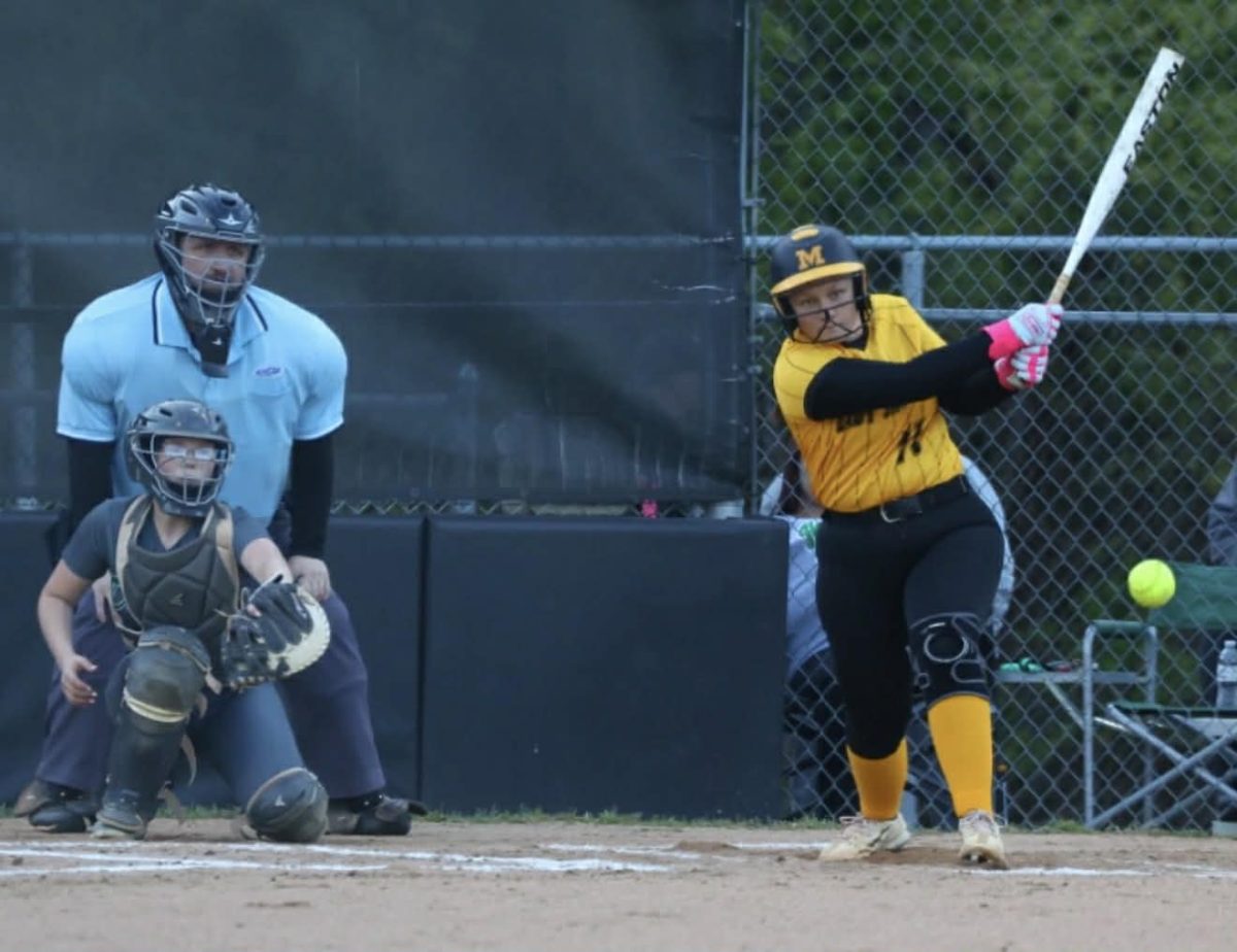 Kolbi Mason had one of Middlesboro’s 10 hits Monday in a 13-8 win at Harlan.